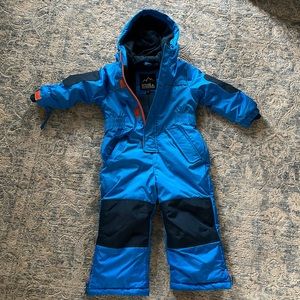 One piece snow suit, 3T